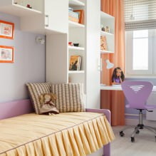 Wnętrze małego pokoju dziecinnego: wybór koloru, stylu, dekoracji i mebli (70 zdjęć) -11