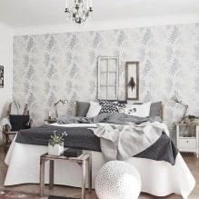 Papel tapiz gris: combinaciones, diseño, selección de muebles y cortinas, 101 fotos en el interior-3