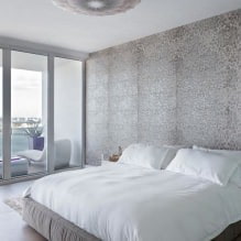 Papel de parede cinza: combinações, design, seleção de móveis e cortinas, 101 fotos no interior-1