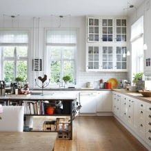 Idées de design modernes pour les rideaux de la cuisine - nous distinguons la fenêtre avec style et pratiquement-12