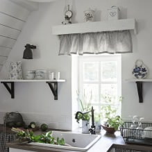 Idées de design modernes pour les rideaux de la cuisine - nous distinguons la fenêtre avec style et pratiquement-7