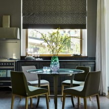 Idées de design modernes pour les rideaux de la cuisine - nous créons la fenêtre élégante et pratique-11
