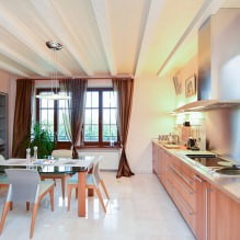 Idées de design modernes pour les rideaux de la cuisine - nous distinguons la fenêtre avec style et pratiquement-4