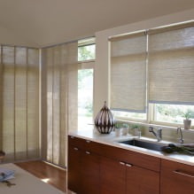 Idées de design modernes pour les rideaux de la cuisine - nous distinguons la fenêtre avec style et pratiquement-10