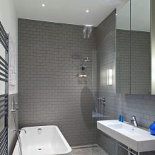 Plafond tendu dans la salle de bain: avantages et inconvénients, types, 55 photos à l'intérieur-3