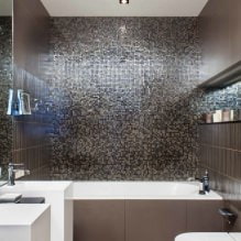 Plafond tendu dans la salle de bain: avantages et inconvénients, types, 55 photos à l'intérieur-13