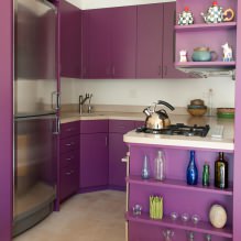 Interjeras purpuriniais tonais: deriniai, kambarių apžvalga, 70 nuotraukų-6
