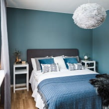 בחר את העיצוב הפנימי הטוב ביותר בחדר השינה בחדר קטן (65 תמונות) -1
