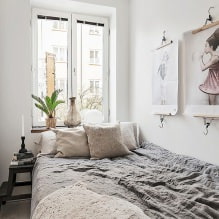Alegeți cel mai bun design interior pentru dormitor într-o cameră mică (65 fotografii) -10