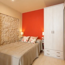 Vyberte si najlepší interiérový dizajn spálne v malej miestnosti (65 fotografií) -16