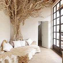 The use of wood in the interior: photo, 77 applications-17