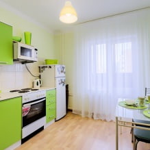 Dapur hijau: ciri pilihan, kombinasi, 60 gambar-16