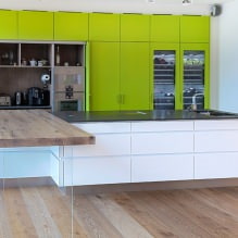 Cozinha verde: características de escolha, combinação, 60 fotos-12