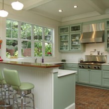 Cozinha verde: características de escolha, combinação, 60 fotos-21