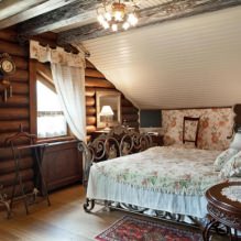 Rideaux dans une maison en bois: caractéristiques de conception, types, 80 photos-12