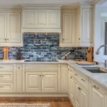 Béžová súprava v interiéri kuchyne: dizajn, štýl, kombinácie (60 fotografií) -0