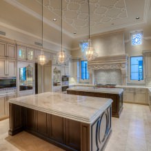 Suite beige all'interno della cucina: design, stile, combinazione (60 foto) -8