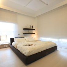 Light colors in the interior of the bedroom: design features of the room, 55 photo-5