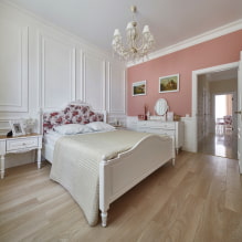 Yatak odası iç mekanında açık renkler: oda tasarımının özellikleri, 55 fotoğraf-0