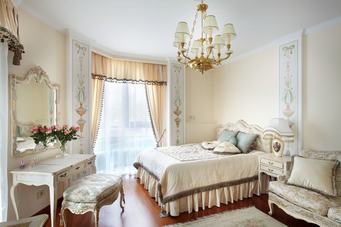 Tonuri ușoare în interiorul dormitorului: caracteristici de design ale camerei, 55 de fotografii