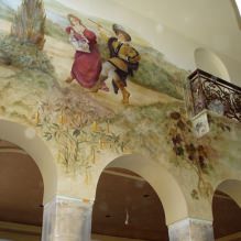 Decorazione d'interni con affreschi: foto, caratteristiche, tipi, scelta del design e stile-13
