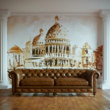Frescos de decoració d’interiors: fotos, característiques, tipus, elecció de disseny i estil-1