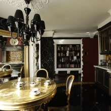 Phong cách Baroque trong nội thất căn hộ: đặc điểm thiết kế, trang trí, nội thất và trang trí-20