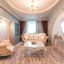 Barock stil i lägenhetens inre: designfunktioner, dekoration, möbler och dekor-12