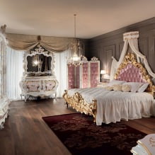 Barokkityylinen sisustus huoneistossa: sisustusominaisuudet, sisustus, huonekalut ja sisustus-6