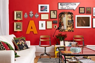 Crvena boja u interijeru: značenje, kombinacija, stilovi, ukras, namještaj (80 fotografija)