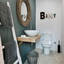 Kleines Toiletteninterieur: Merkmale, Design, Farbe, Stil, über 100 Fotos-8