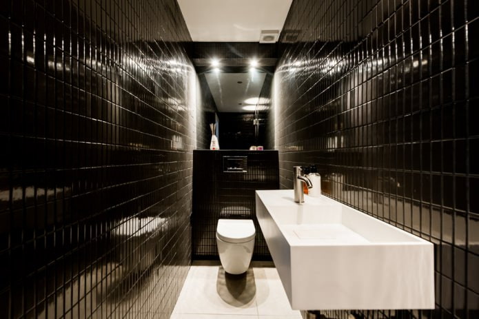 Interior del lavabo petit: característiques, disseny, color, estil, més de 100 fotos