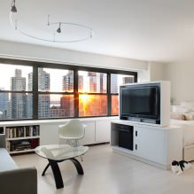 Plancher lumineux à l'intérieur de l'appartement: combinaison, couleur, style, 80 photos-11