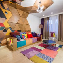Lett gulv i det indre av leiligheten: kombinasjon, farge, stil, 80 bilder-12