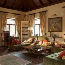 Italienischer Stil im Innenraum: Merkmale, Farbe, Dekoration, Möbel (60 Fotos) -0
