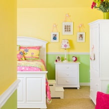 Amarelo no interior: foto, valor da cor, combinação, escolha de estilo e decoração-12