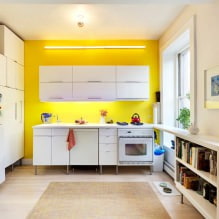 Geltonas interjeras: nuotrauka, spalvos reikšmė, derinys, stiliaus pasirinkimas ir puošyba-5