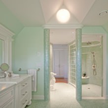 Interior dalam warna mint: kombinasi, pilihan gaya, hiasan dan perabot (65 foto) -3