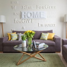 Dizajn obývacej izby v jasných farbách: výber štýlu, farby, dekorácie, nábytku a záclon-1