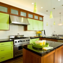 Светло зелен цвят в интериора: комбинации, избор на стил, декорация и мебели (65 снимки) -4