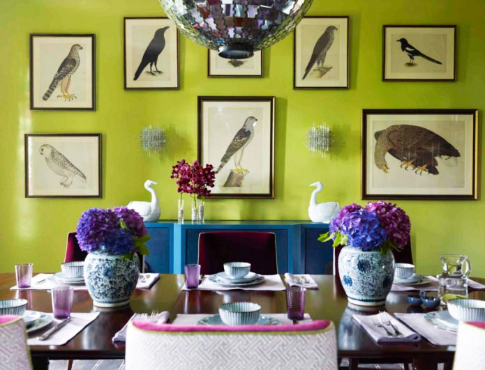 Vaaleanvihreä väri sisustuksessa: yhdistelmät, tyylivalinta, sisustus ja huonekalut (65 kuvaa)
