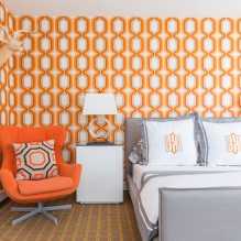 Couleur orange à l'intérieur: signification, caractéristiques de conception, styles, 60 photos-13