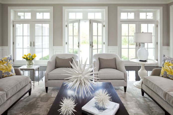 Ako zvoliť optimálnu farbu stien v obývacej izbe: 60 fotografií a nápadov na dizajn