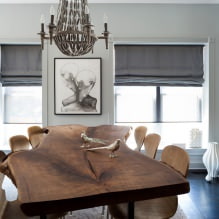 Rideaux gris à l'intérieur de l'appartement: types, tissus, styles, combinaisons, design et décoration-1