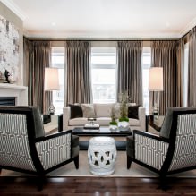 Rideaux gris à l'intérieur de l'appartement: types, tissus, styles, combinaisons, design et décoration-3