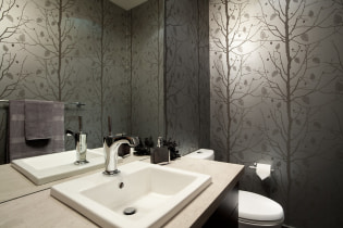 Como escolher um papel de parede para o banheiro: 60 fotos modernas e idéias de design