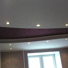 Hình nền lỏng trên trần nhà: hình ảnh trong nội thất, ví dụ hiện đại về thiết kế-7