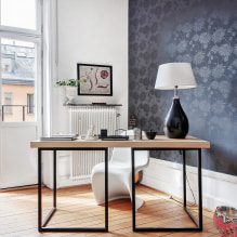 Черни тапети: изгледи, рисунки, дизайн, комбинация, комбинация със завеси, мебели-5