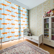 Tapéta a lányok gyermekszobájában: 68 modern ötlet, fotók a belső terekben - 8