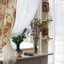 Rideaux de style provençal: types, matériaux, conception de rideaux, couleur, combinaison, décor-6